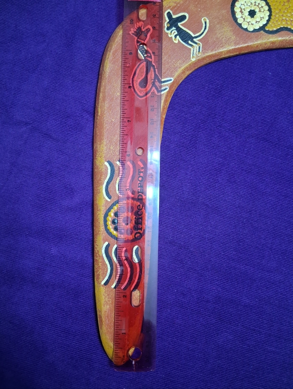 Vintage Left Hander Boomerang Langton Aboriginal 10" Arms Yaegl Bundjalung - Picture 15 of 17